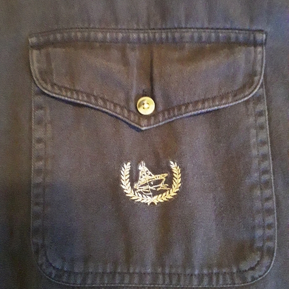 Men's Navy Blue XL short sleeve shirt. Against the Elements brand. - Picture 2 of 5